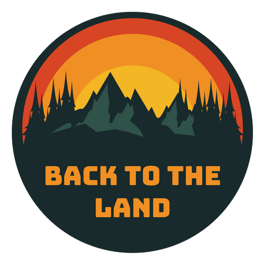 Back To The Land 3" Premium Sticker